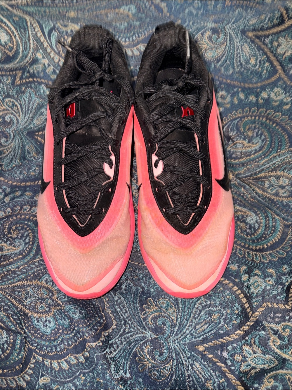 Nike Kids Pink and Black Sneakers